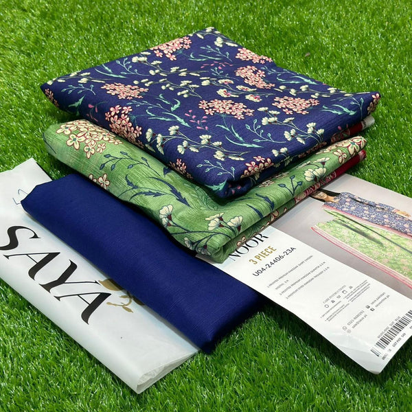 Printed Khaddar 3-Piece Suit